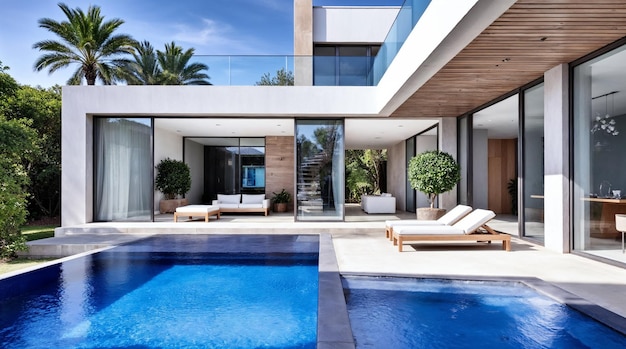 Premium residential property featuring elegant living spaces and high-end furnishings